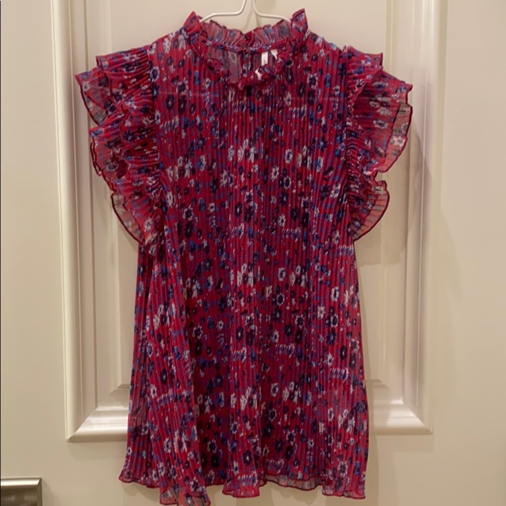 Anthropologie flutter sleeve top